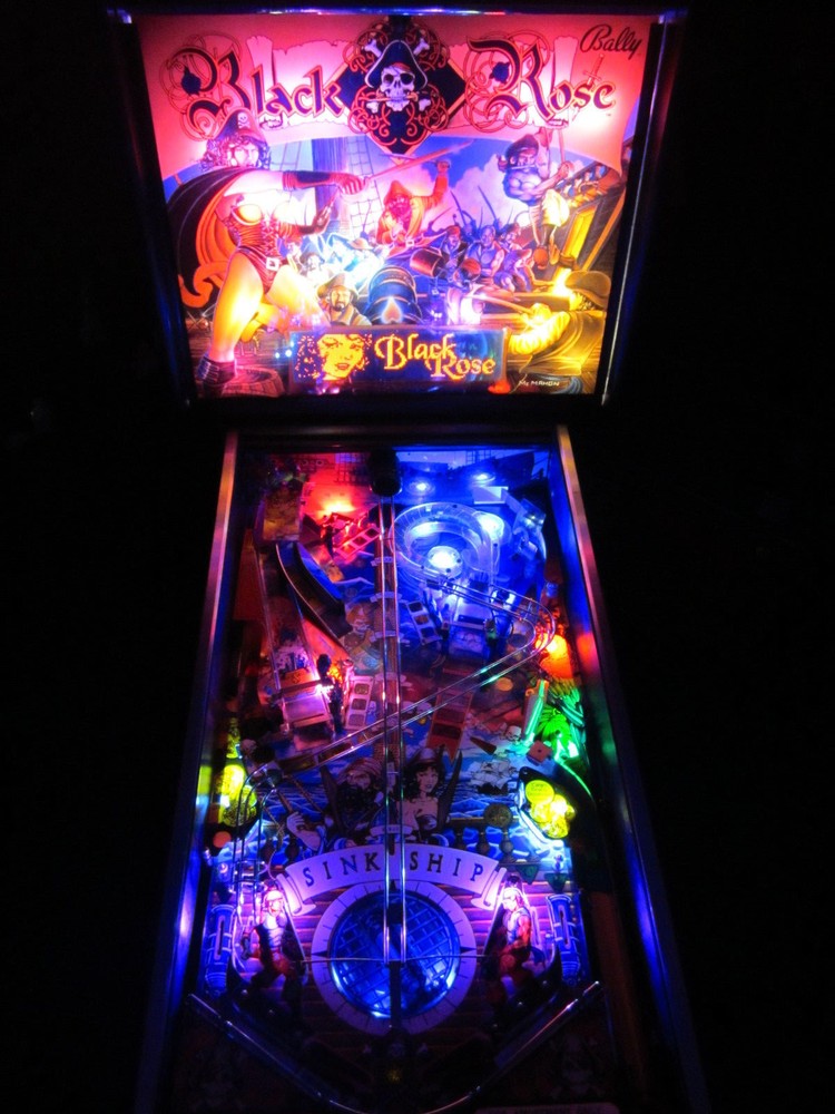 BLACK ROSE Complete LED Lighting Kit custom SUPER BRIGHT PINBALL LED KIT