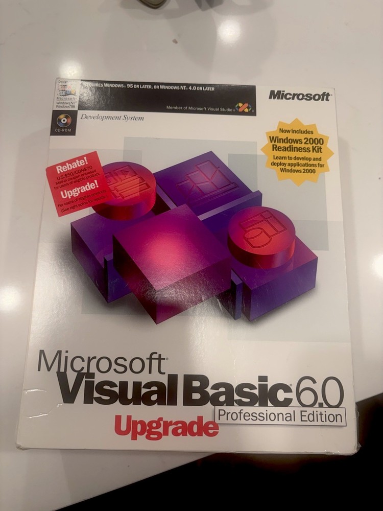 Microsoft Visual Basic 6.0 Professional 6 Upgrade