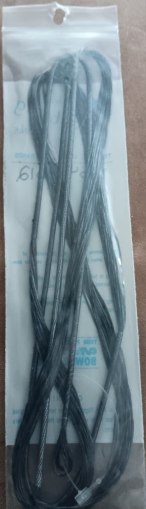 New The String Works Bow String Cable NS4 Black 66 in 12 Strands!