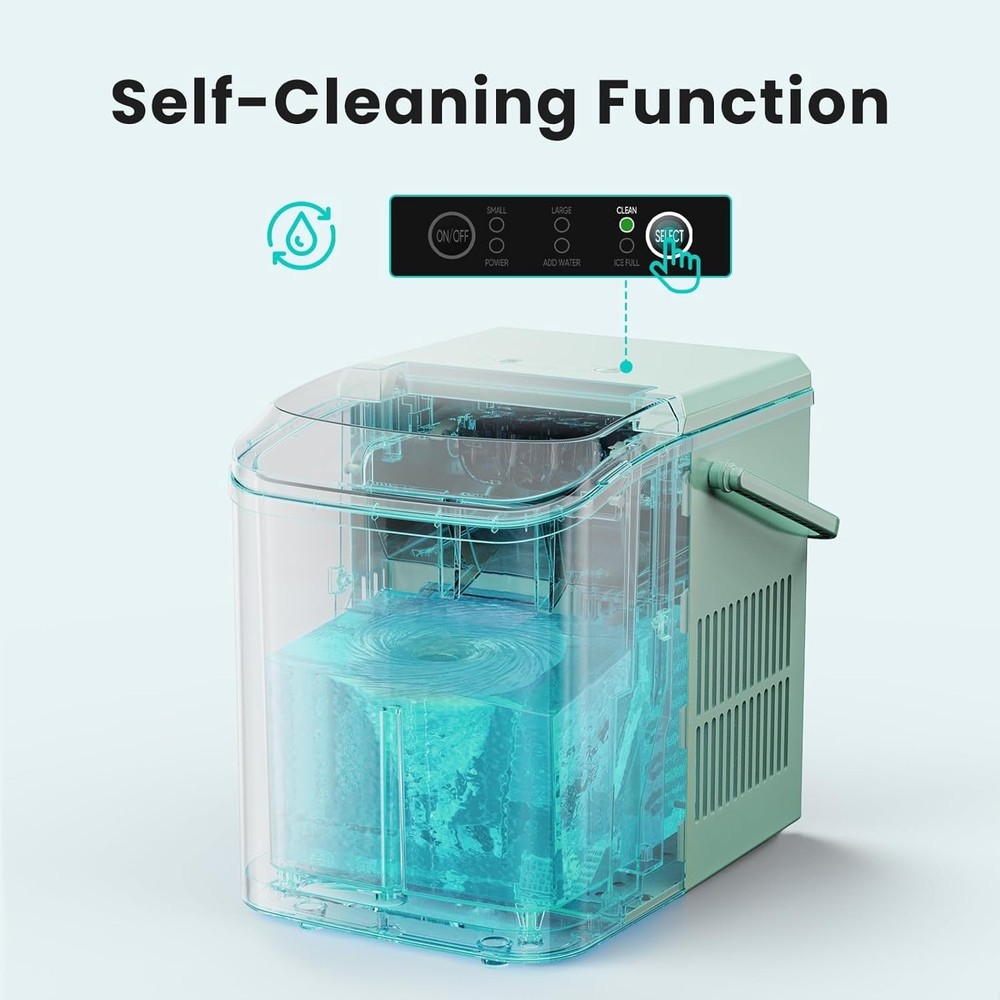 Portable Ice Maker Machine - Efficient 1.5L Capacity, Quiet Operation Below 40dB