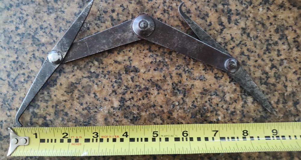10" + VINTAGE UNIQUE CALIPER/ DIVIDER
