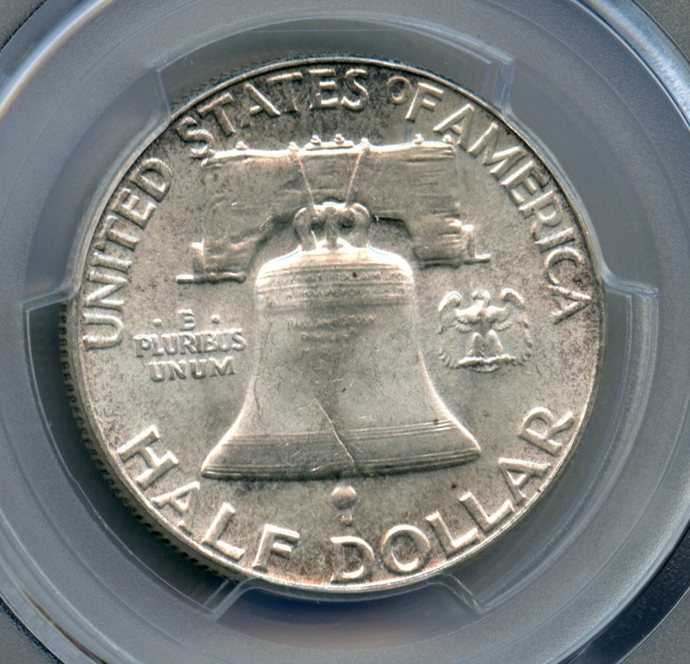 1953 Franklin Silver Half Dollar PCGS MS 65