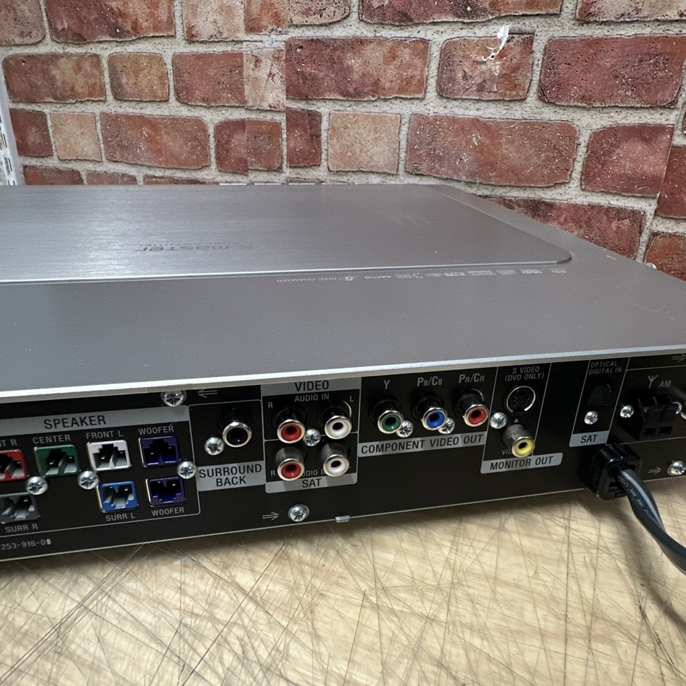Sony DAV-FR1 DVD Theater System 5-Disc Changer No Remote Tested