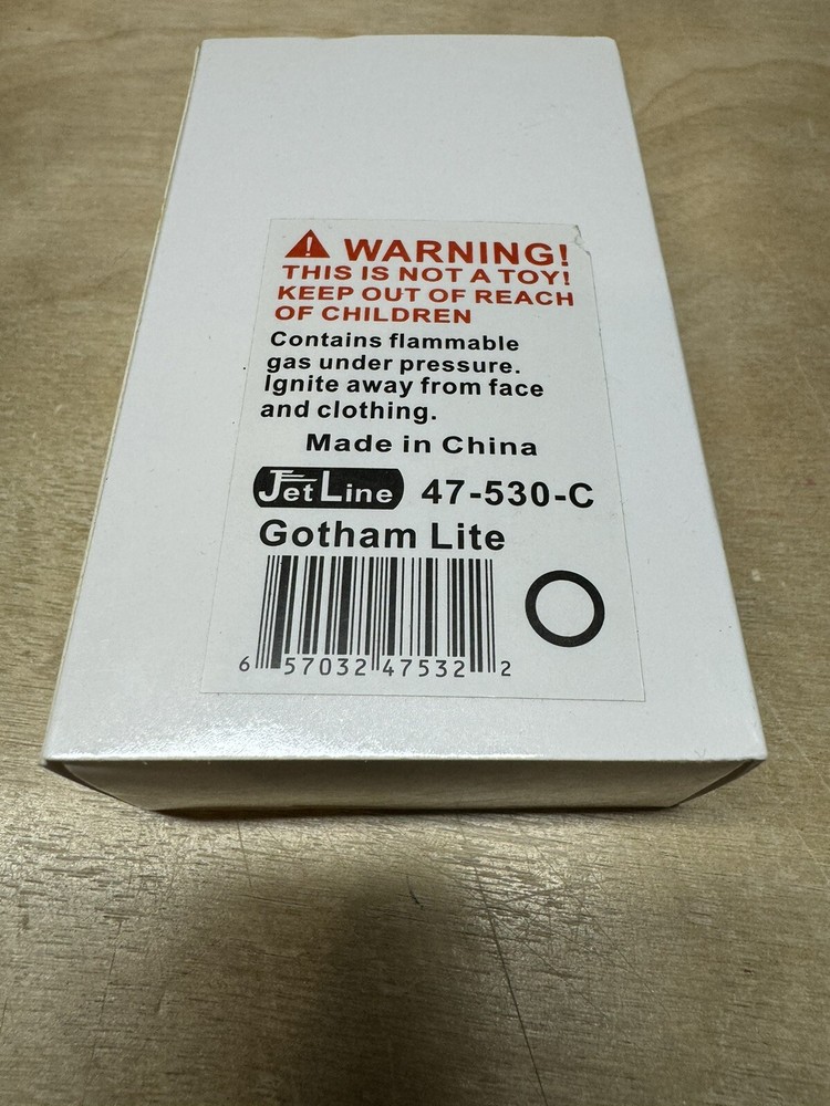Jetline Gotham Lite Triple Jet Cigar Lighter - Clear - New
