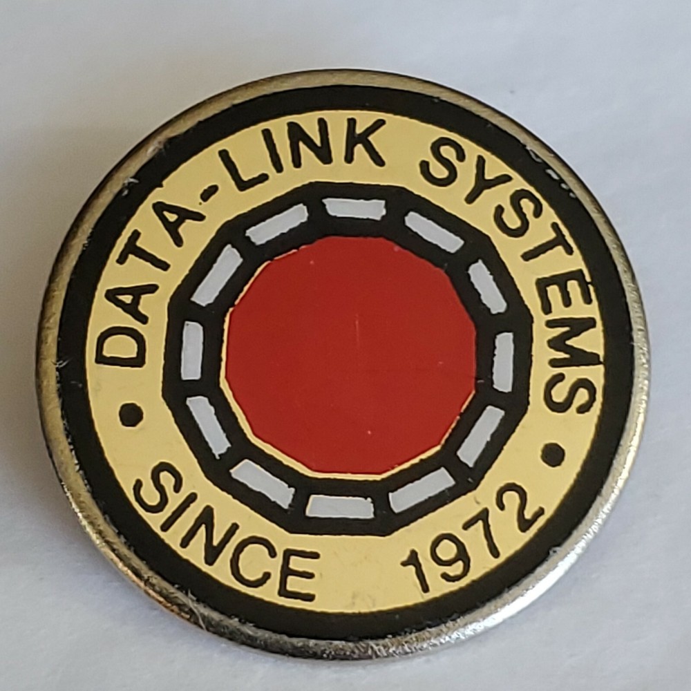 Data Link Systems Since 1972 Lapel Pin Computer Consultants