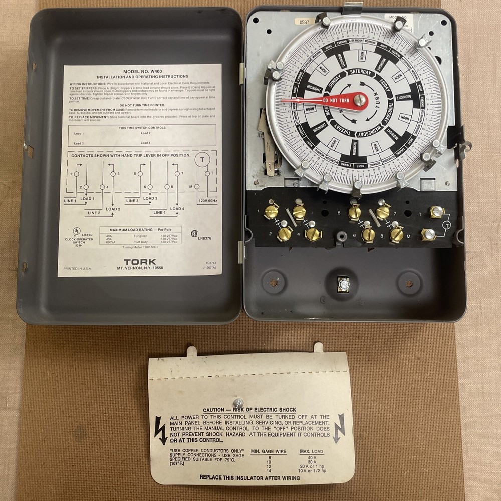 Nice TORK Model NO. Is W400 Timer