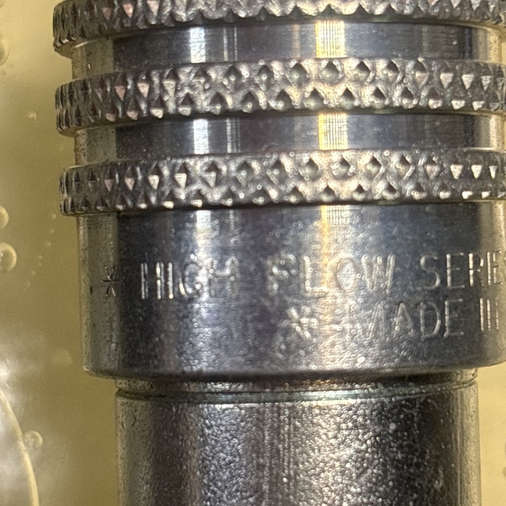 Hansen High Flow Series Push to Connect Air Coupling 3/8” Socket, 1/2”-14 MNPT