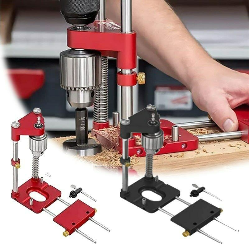 Drill Locator Hole Drill Guide Dowel Jig Labor Woodworking Drilling Template