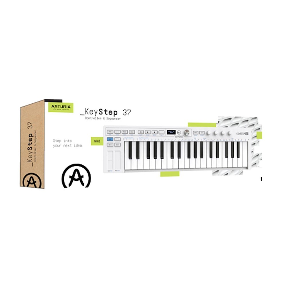 Arturia KeyStep 37 mk2 Compact 37 Key Keyboard Controller & Sequencer w Case