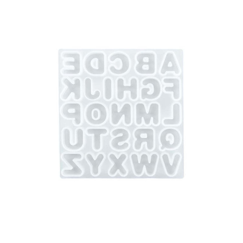 Letters Shaped Silicone Keychain Molds Silicone Material Hand-Making Accessories