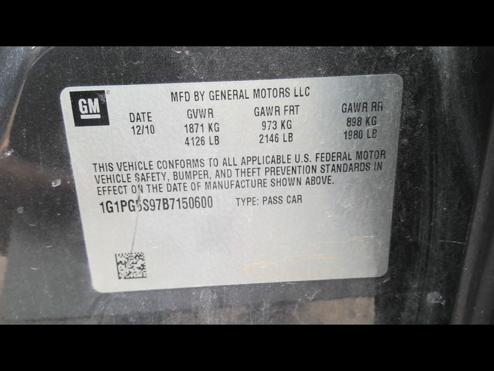 Steering Column Floor Shift With Steering Lock Control Fits 11-14 CRUZE 726556