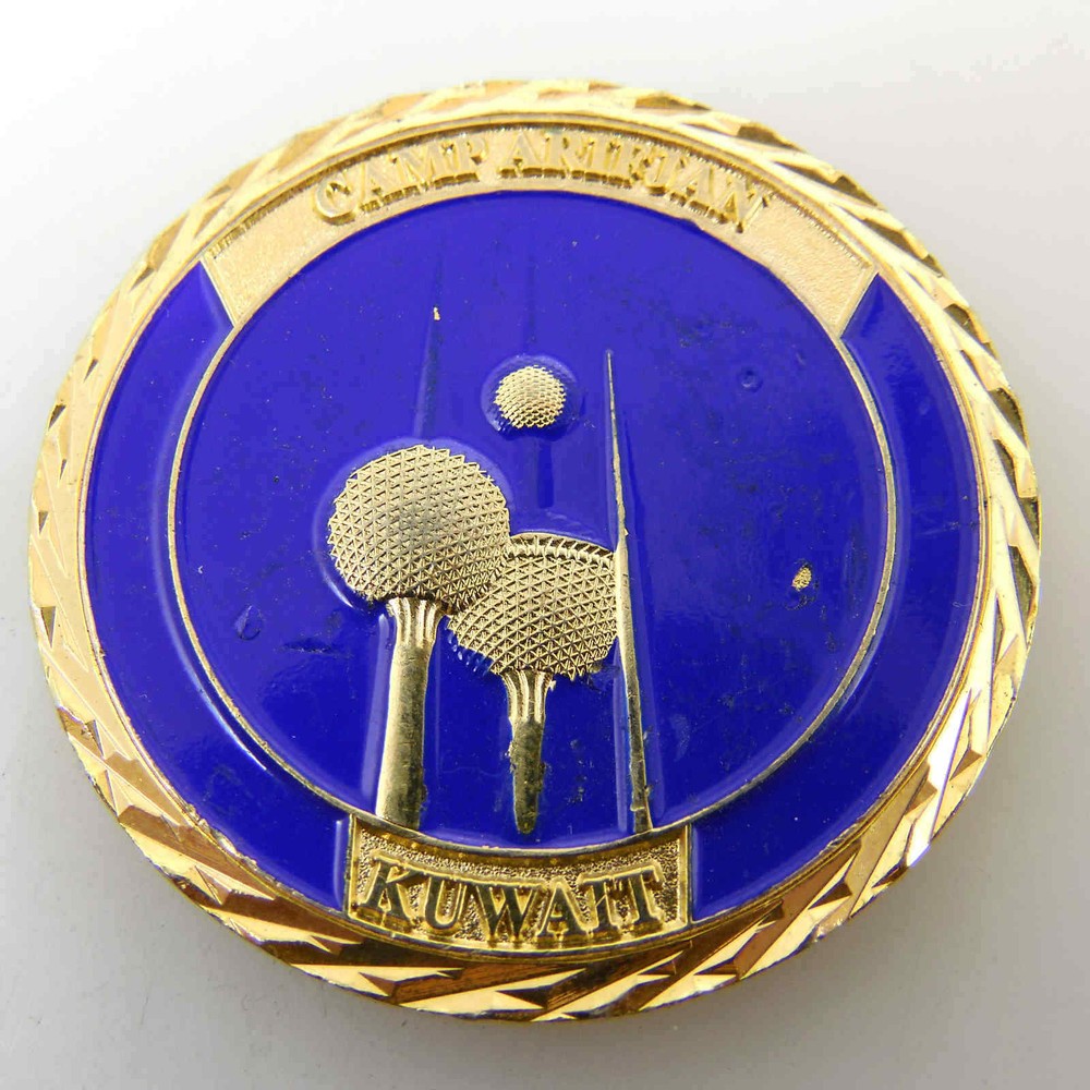 U.S.ARMY KUWAIT CAMP ARIFJAN CHALLENGE COIN