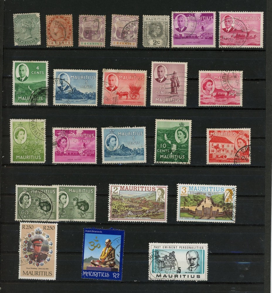Mauritius small assortment includes Victoria used