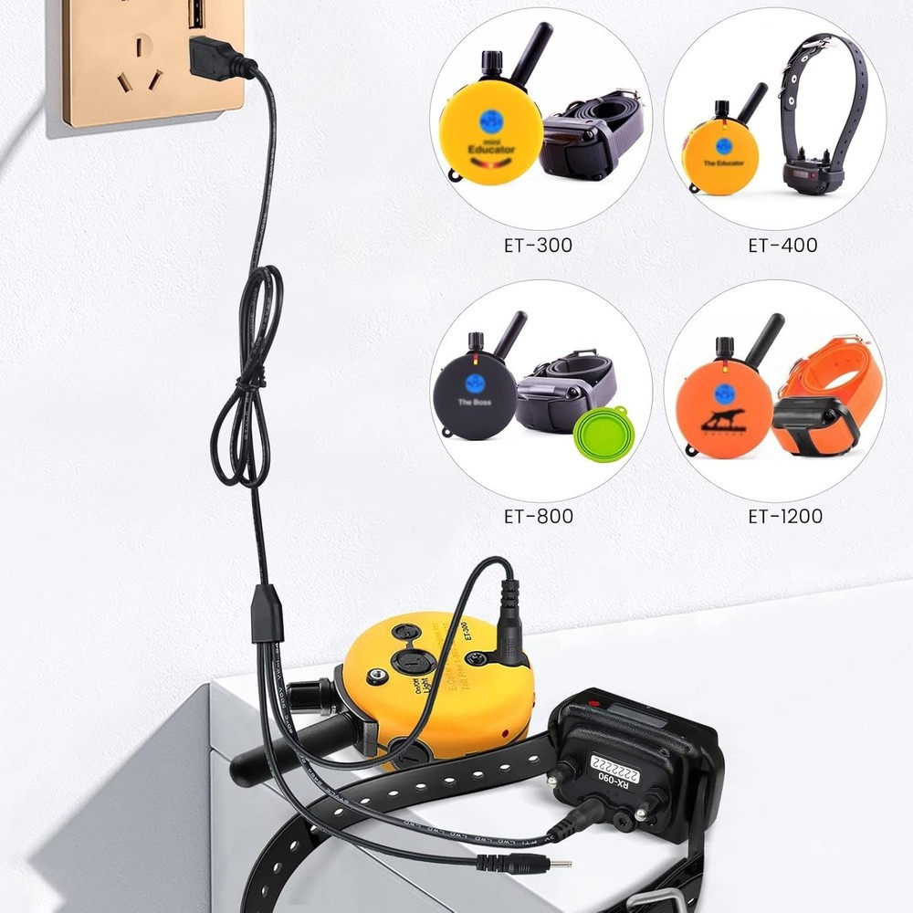 Versatile Micro USB Charger for Barking Collars - Compatible with Top Brands