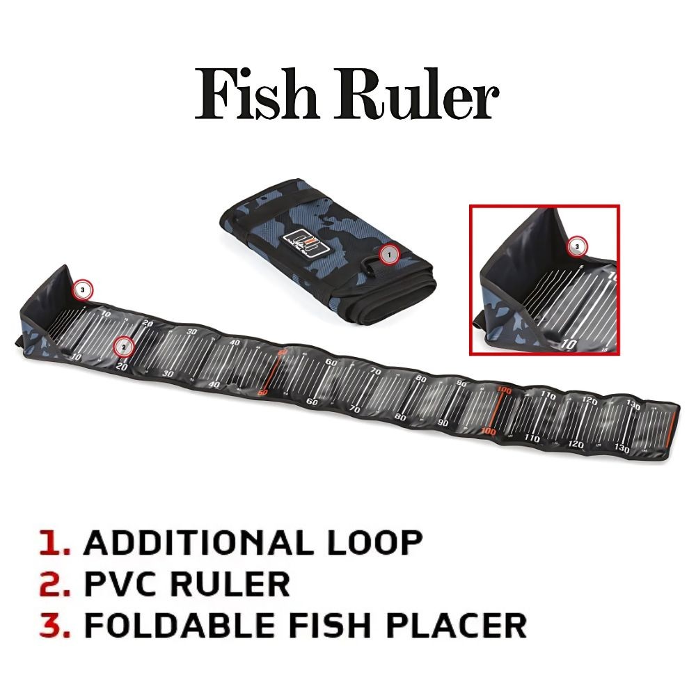 MOLIX Measuring Roll Up Mat FISH RULER 140