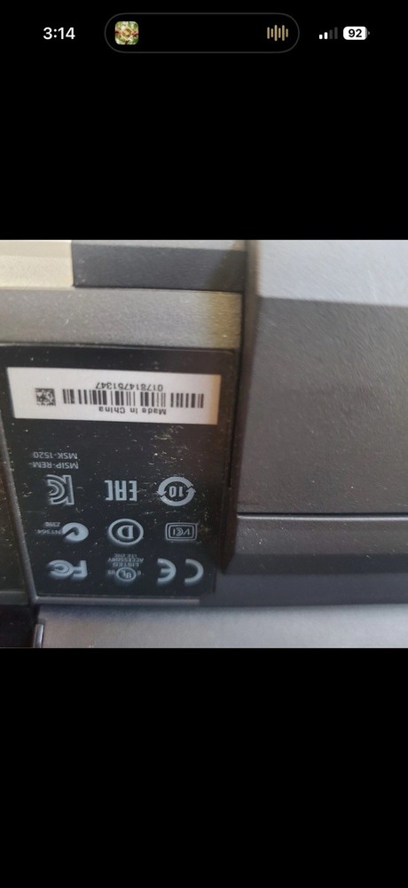 Microsoft Xbox One Motion Kinect Sensor Bar Camera Model 1520 OEM Genuine Black