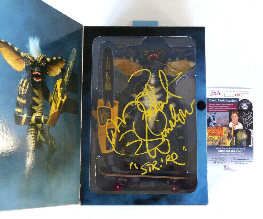 Michael Winslow Signed NECA Ultimate Stripe Figure Autograph, Gremlins, JSA COA