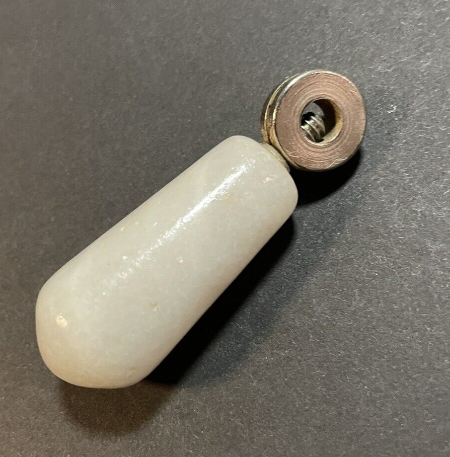 Vintage White Marble Quartz Faucet Handle Knob