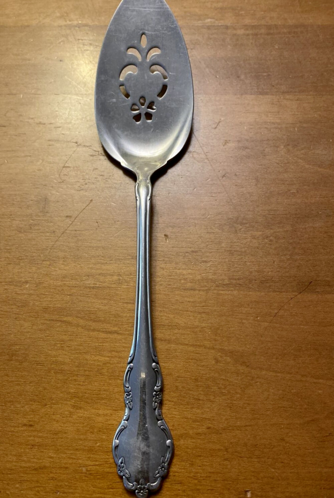 Oneida TENNYSON Pierced Pie Cake Server 9 1/2" Community Stainless Flatware