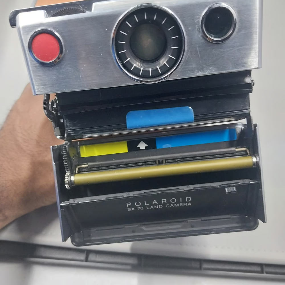 Polaroid SX-70 Land Camera Model 2 - Folding Instant Camera - UNTESTED AS-IS