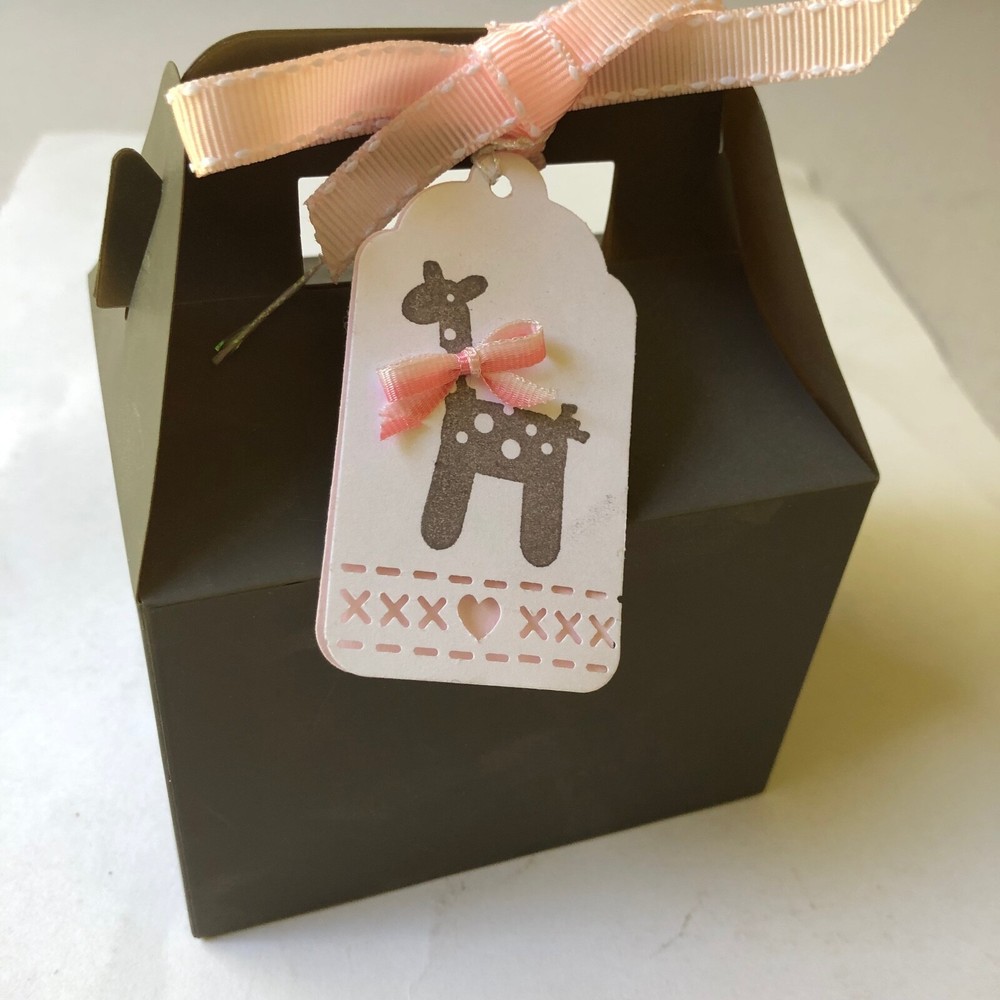 Brown Plastic Gift Boxes Packaging Party Favors 8