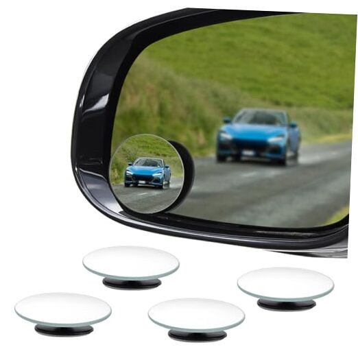 Blind Spot Mirror, Side Mirror Blindspot, Frameless Car Blindspot 4PCS Circle