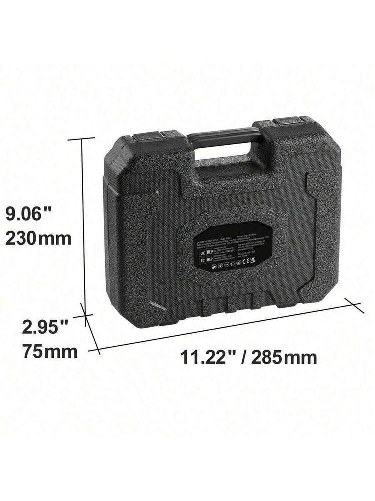 Engine Compression Tester, 18-Piece Cylinder Pressure Test Tool Kit