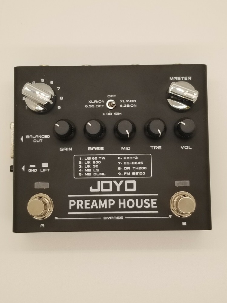 JOYO PREAMP HOUSE  BLACK