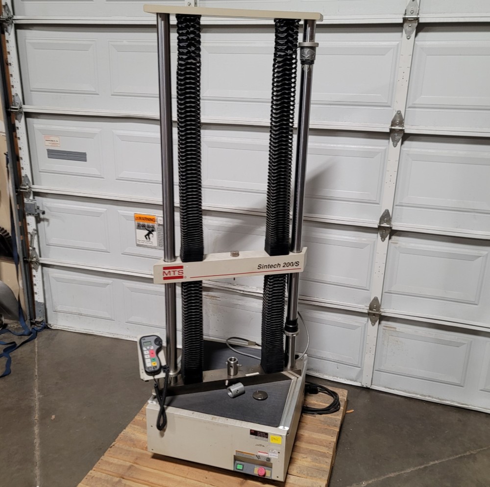 MTS SINTECH 200/S Tension Compression Material Testing Machine System 60ipm, 5kN