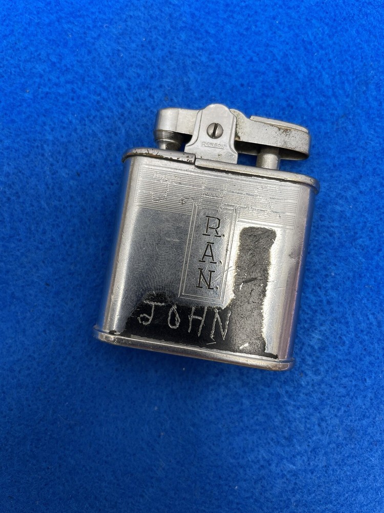 RONSON WHIRLWIND LIGHTER w/ ETCHINGS (PRO AND AMATUER)