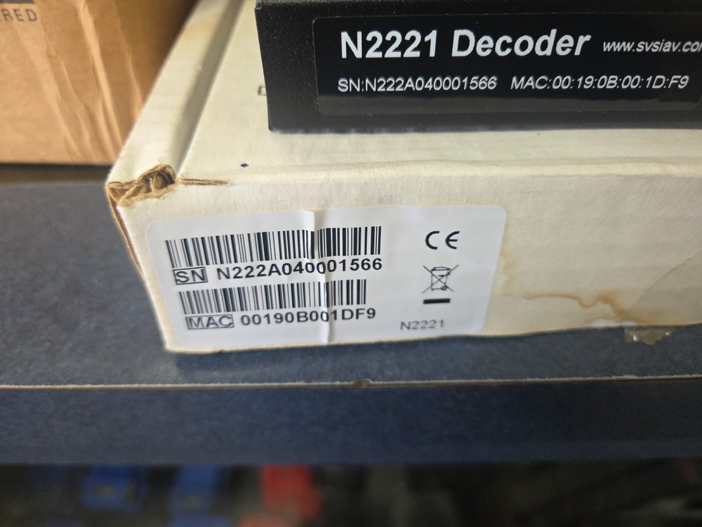 SVSi N2221 4-Port Network Video Encoder *No power Supply*