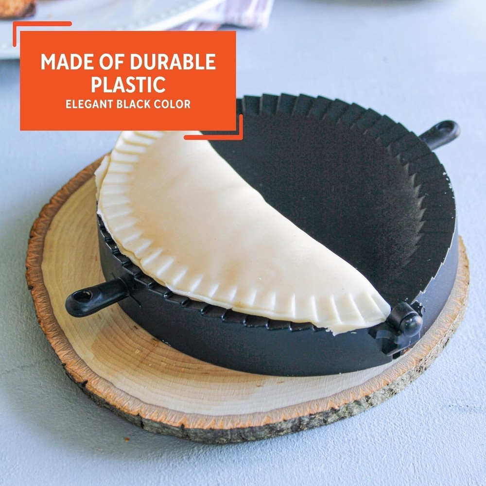 Empanada Press Set – Dumpling Maker, Plastic Empanada Mold & Pastry Press for...