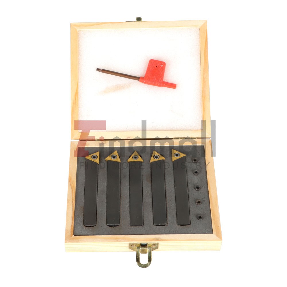 For Lathe 5Pack 1/2" Indexable Carbide Insert Turning Tooling Bit Holder Set New