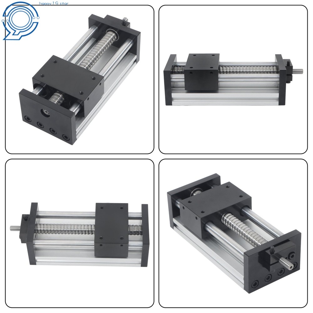 Sliding Table Linear double-track Module 100mm Ballscrew SFU1605 Motion Stage