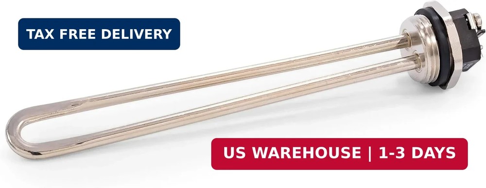 Camco 02242/02243 2500W 240V Screw-In Water Heater Element - High Watt Density