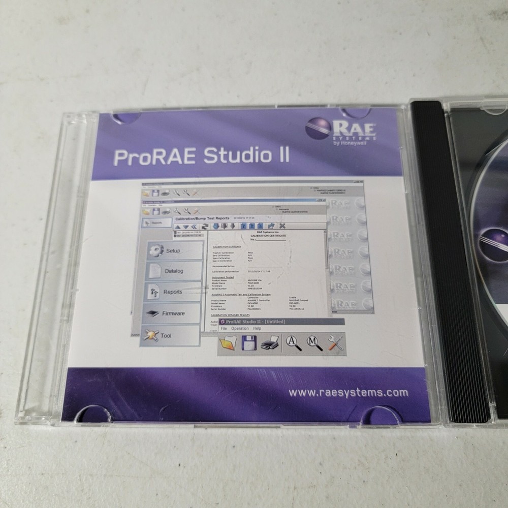 RAE Systems ProRAE Studio II 2 and QRAE Training CD