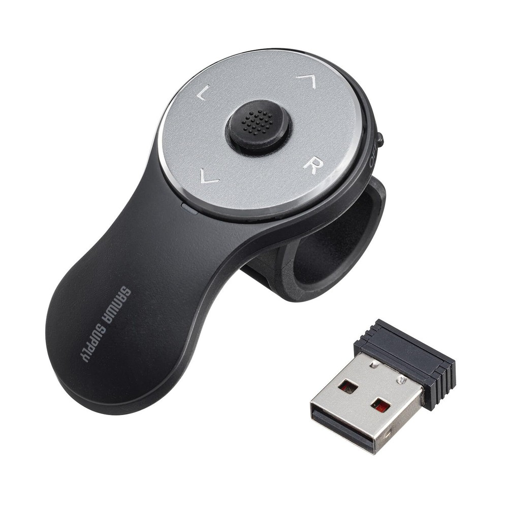 Sanwa Supply Wireless Ring Mouse 3 MA-WRING3BK