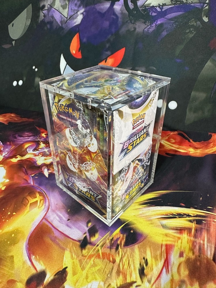 Pokemon HALF Booster Box Acrylic Display Case *Case Only!!*