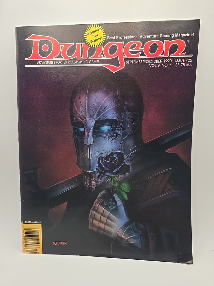 Dungeons and Dragons Dungeon magazine #25 Sept/Oct 1990