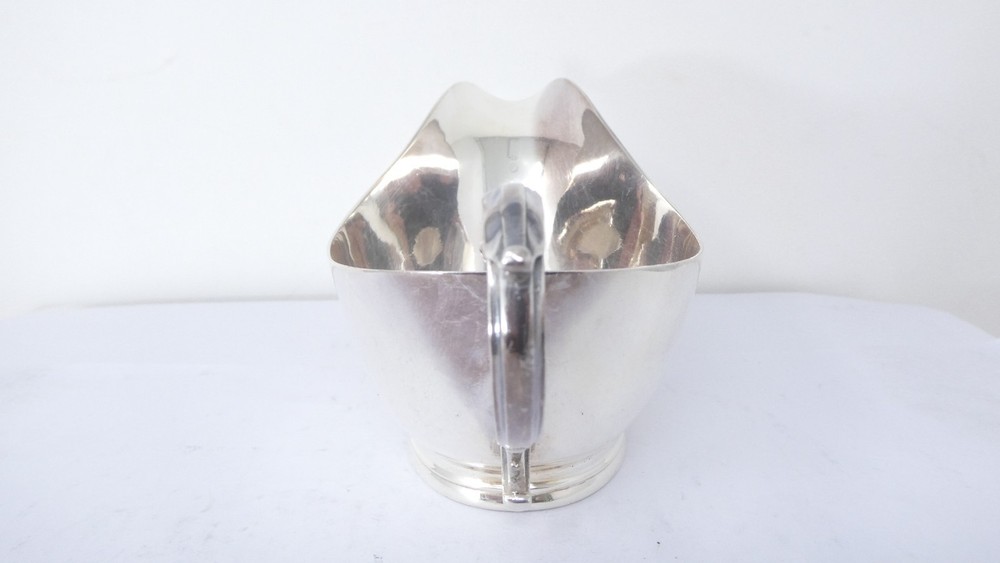 Cream Jug Silver Plated Decorative Handle William Hutton