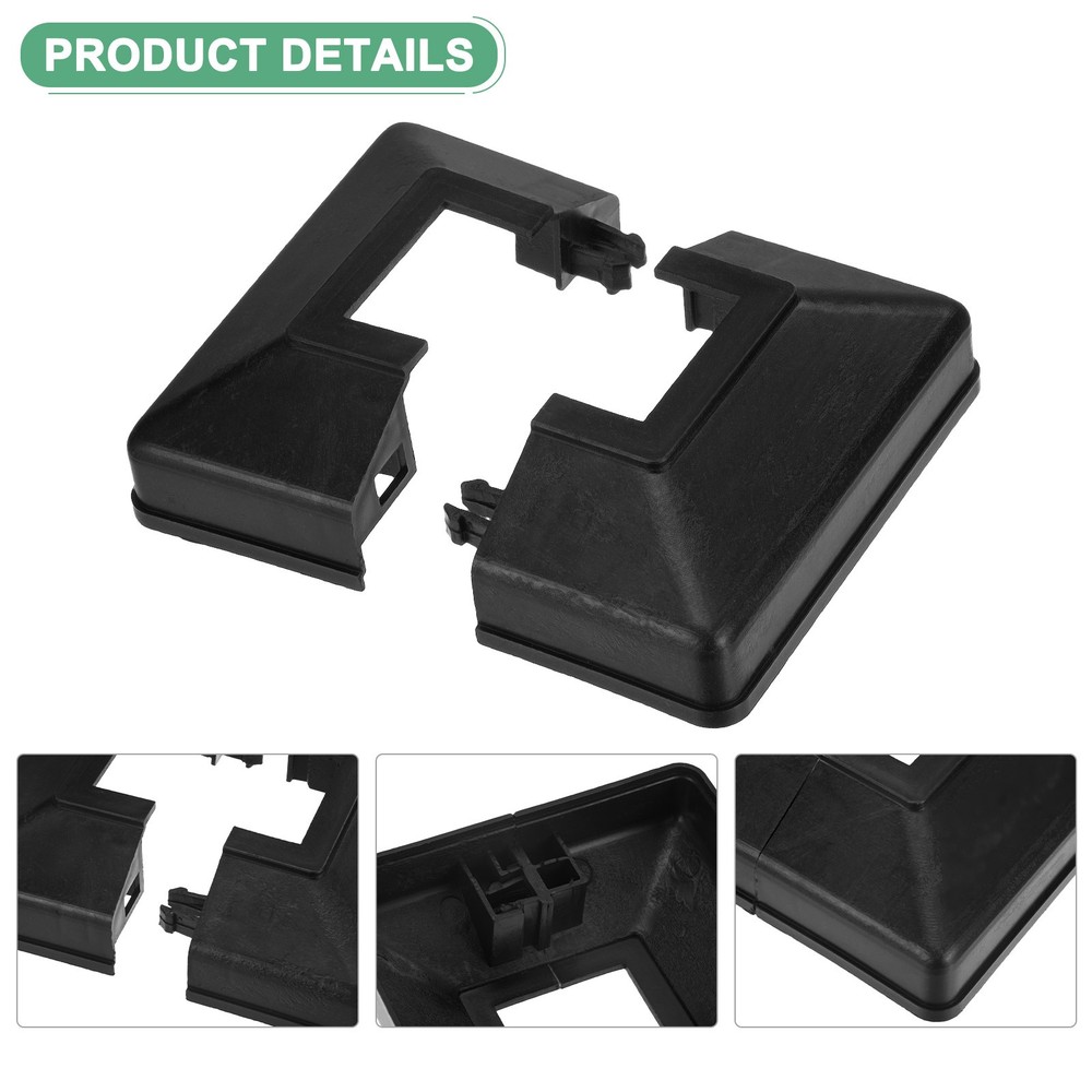 4-Pack Post Base Cover, Internal 1.18"x 1.18" Post Skirt Split Type for Railing