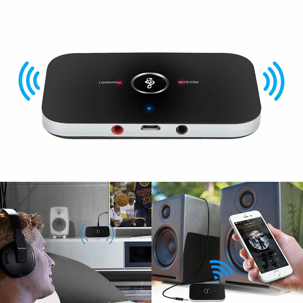 Bluetooth Transmitter Receiver, Wireless Transmitter for TV PC MP3 Gym Airplane