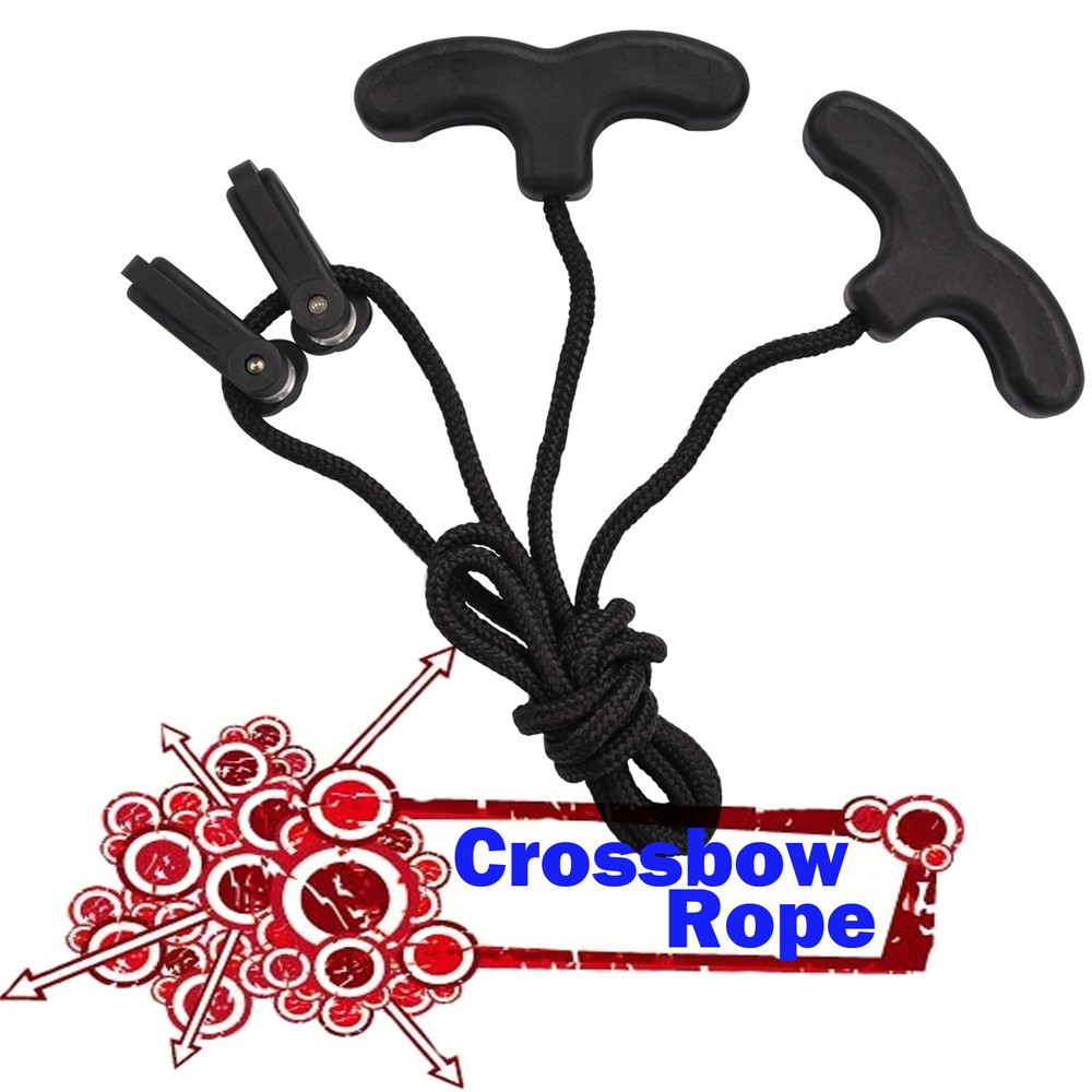 Archery Crossbow Rope Double Handle Cocking Device Cocker Aid String Tool
