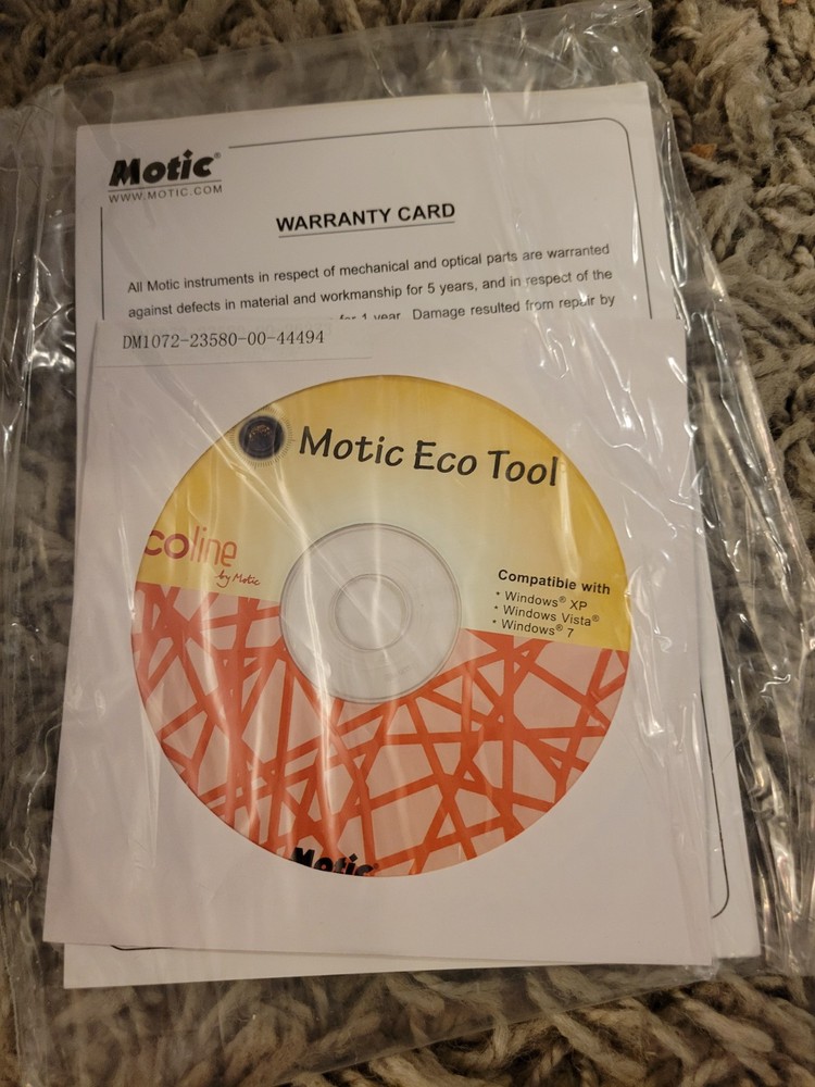 Motic Ecoline Digital Explorer HaNdheld camera D-EL1 NIB