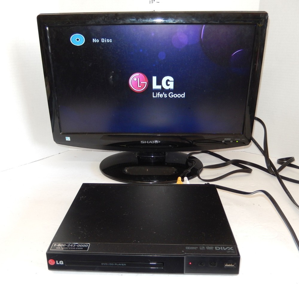 LG DP132 DVD Player HDMI "NO REMOTE"
