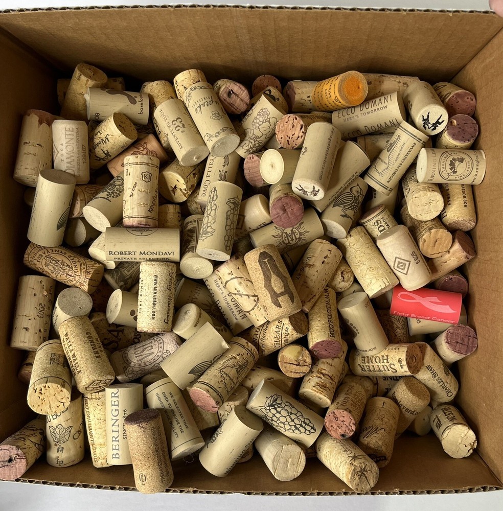 Wine Corks 6.5 Lbs Used Various Brands