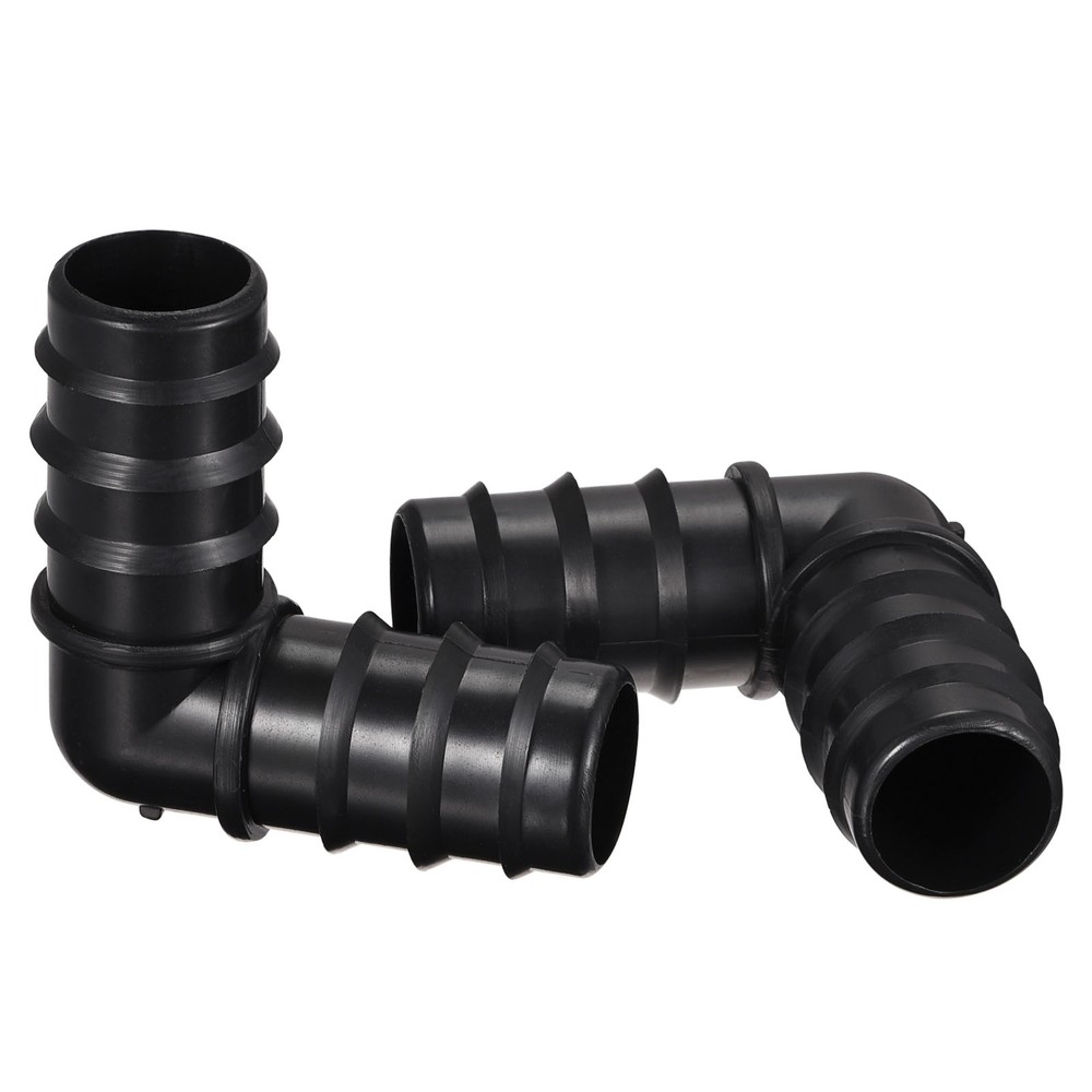 10 x Barb Hose Fittings 24.5mm Barbed Hose Fitting Plastic Pipe Connector Black