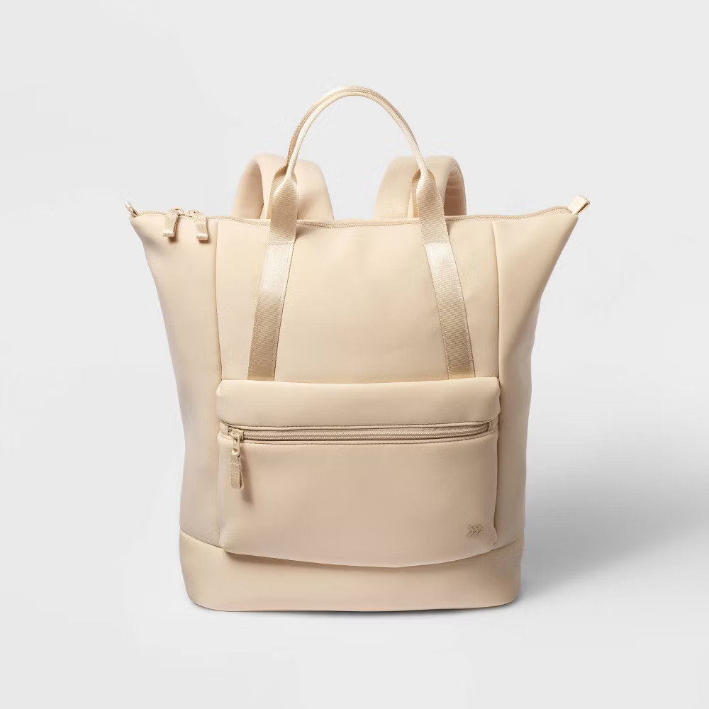 Faux Neoprene Tote Backpack - All in Motion