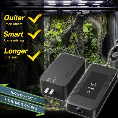 Automatic Reptile Misting & Humidifying System, Auto Rain Sprayer, 2 MS100 Kit