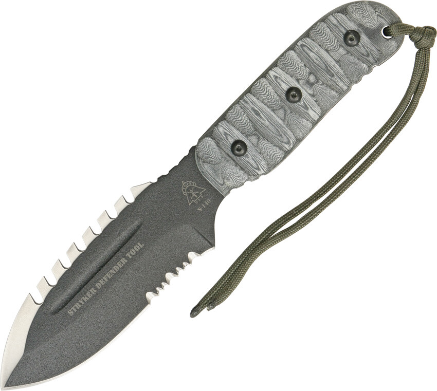 New TOPS Stryker Defender Tool Fixed Blade Knife DEFT-01